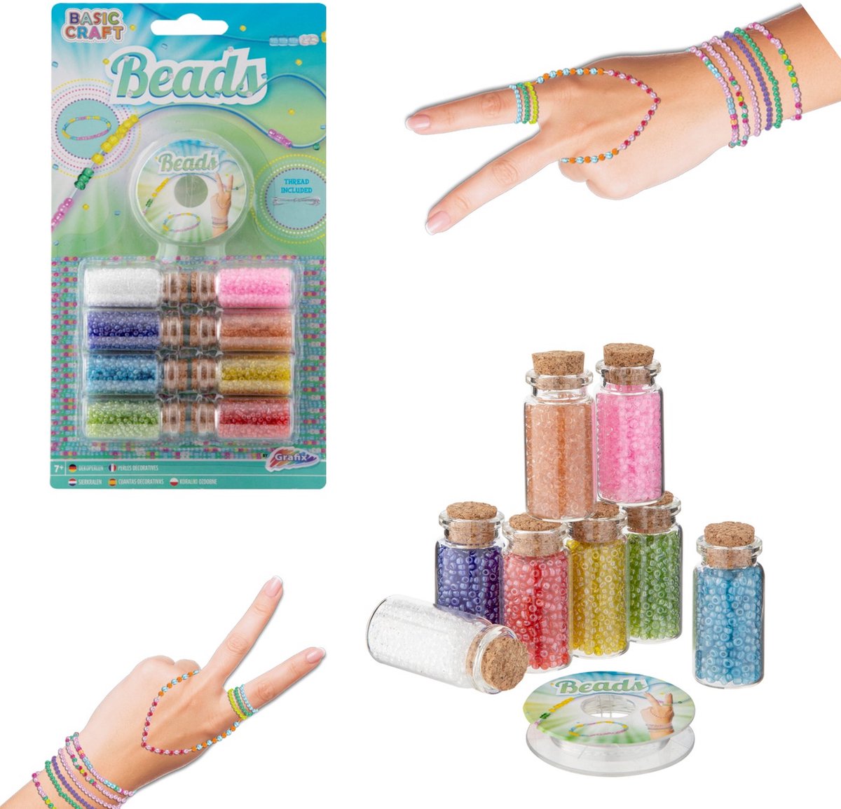 Grafix® Maak je eigen Sieraden | all-in-1 pakket | Sieradenpakket voor meisjes vanaf 7 jaar